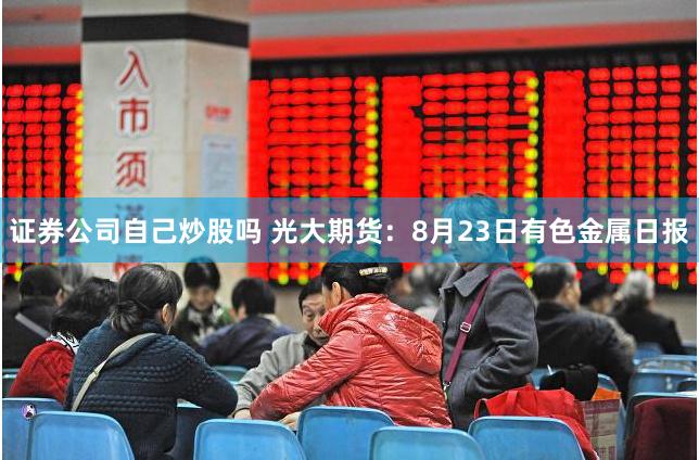 证券公司自己炒股吗 光大期货：8月23日有色金属日报